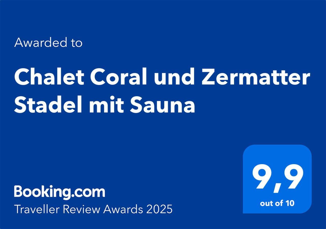 Chalet Coral Und Zermatter Stadel Exterior foto